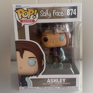 Funko Pop! Games Sally Face Ashley Figure - Brown, Blue, Purple